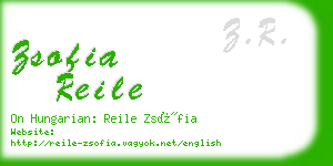 zsofia reile business card
